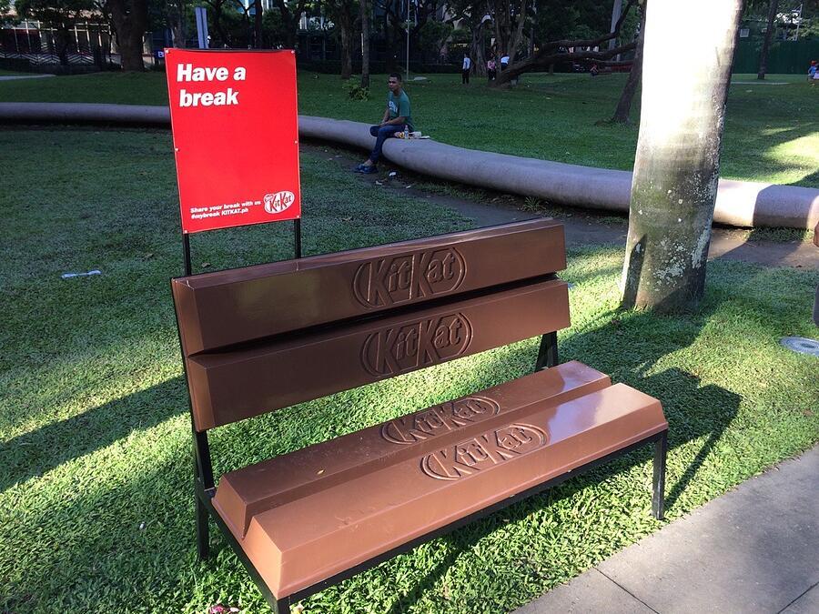 Street marketing KitKat